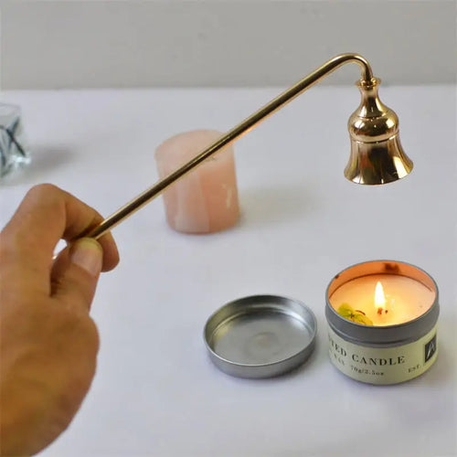 APAGADOR DE VELAS EM METAL – CUIDADO PARA SEUS RITUAIS