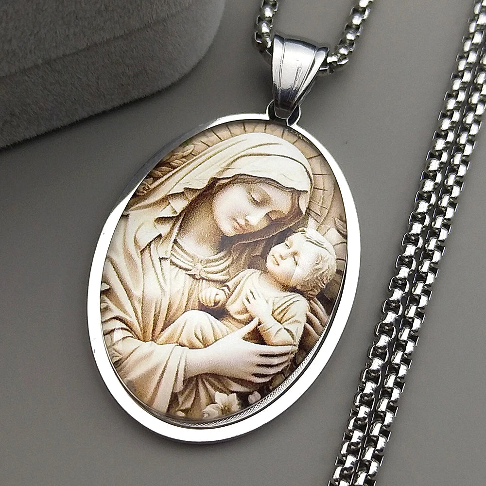 COLAR MARIA E MENINO JESUS — TERNURA E DEVOÇÃO